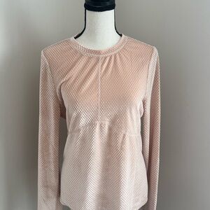 Fabletics Textured velour top